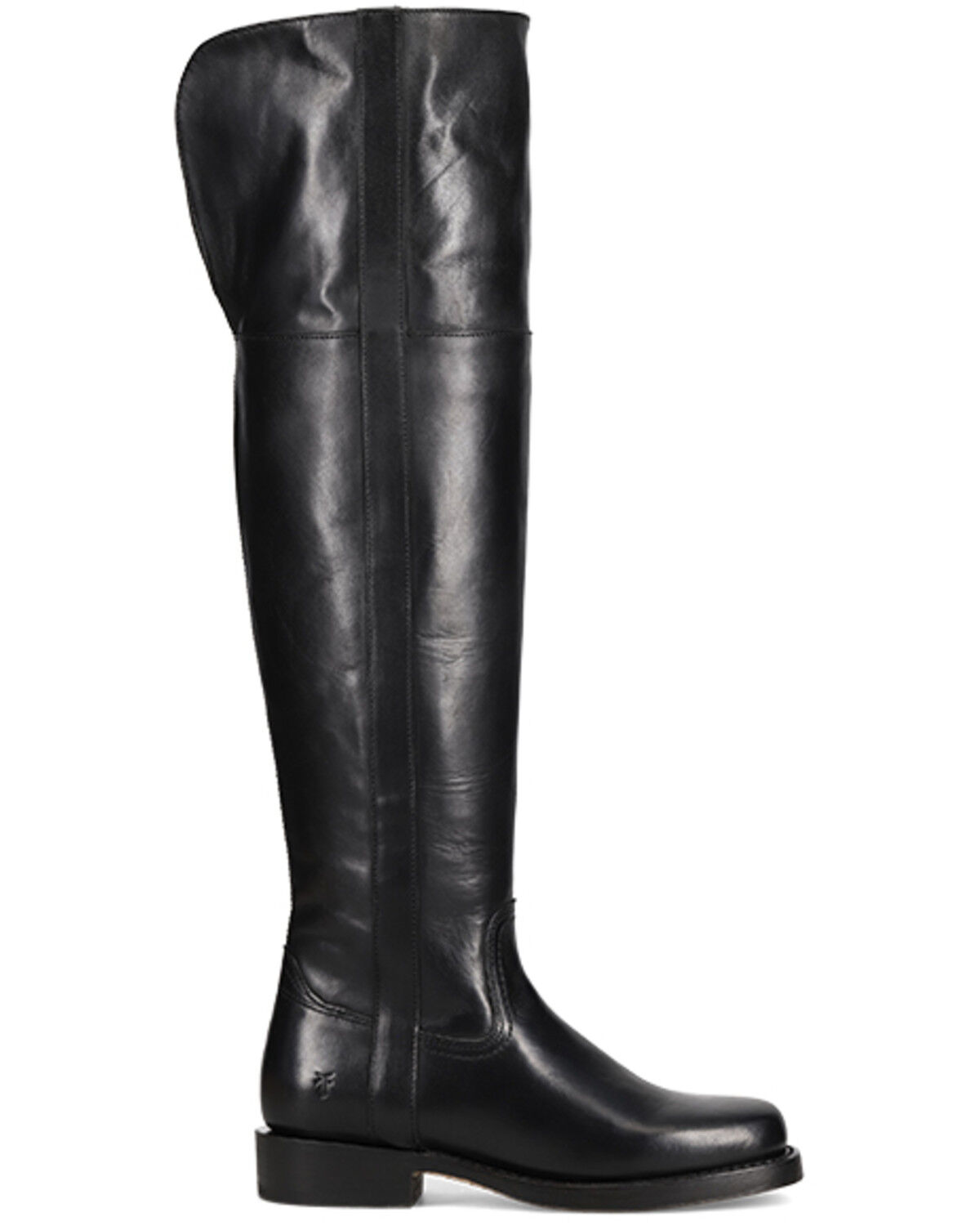 Image #2 - Frye Women's Campus Low Heel Over The Knee Fashion Boots - Round Toe, Black, hi-res