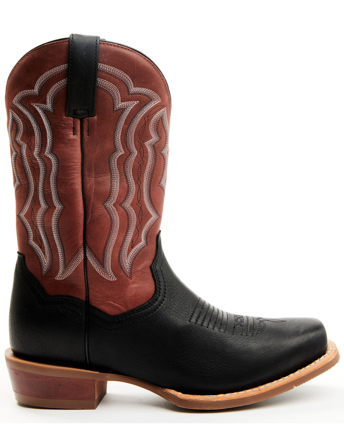 Image #2 - Dan Post Men's Creed Performance Western Boots - Square Boots, Black, hi-res