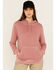 Image #1 - Carhartt Women's Relaxed Fit Midweight French Terry Hoodie , Maroon, hi-res