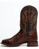 Image #3 - El Dorado Men's Handmade Caiman Back Brass Stockman Boots - Broad Square Toe, Bronze, hi-res