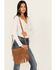 Image #2 - Idyllwind Women's Darlington Court Suede Crossbody Bag, Lt Brown, hi-res