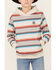 Image #3 - Hooey Boys' Striped Print Logo Hooded Sweatshirt , Brown, hi-res