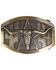Image #1 - Cody James&reg; Long Horn Bronze Belt Buckle, Multi, hi-res