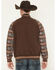 Image #4 - RANK 45&reg; Men's Calgary Southwestern Colorblock Varsity Softshell Jacket, Brown, hi-res