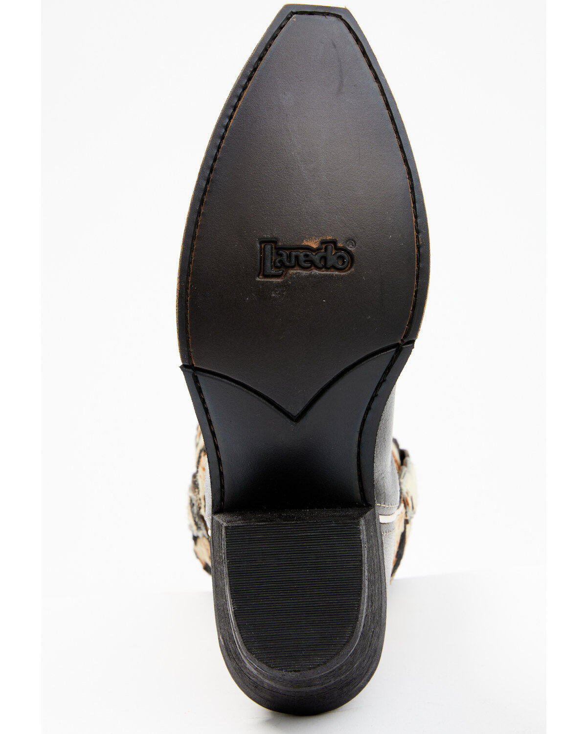 Image #7 - Laredo Women's Carleigh Hair On Hide Western Fashion Booties - Snip Toe, Black, hi-res