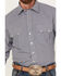 Image #3 - Resistol Men's Thorn Mini Checkered Print Long Sleeve Pearl Snap Western Shirt, Navy, hi-res