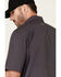 Image #5 - Ariat Men's Solid Charcoal Tek Short Sleeve Button Down Western Shirt, Charcoal, hi-res