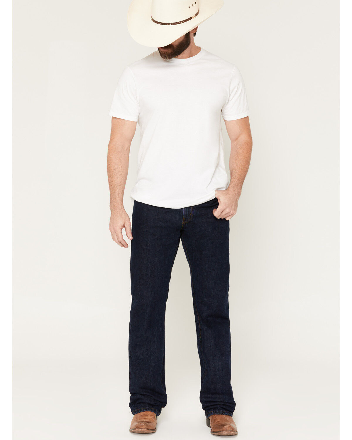 Levi's Men's 517 Heavyweight Rinsed Slim Bootcut Jeans, Rinsed, hi-res