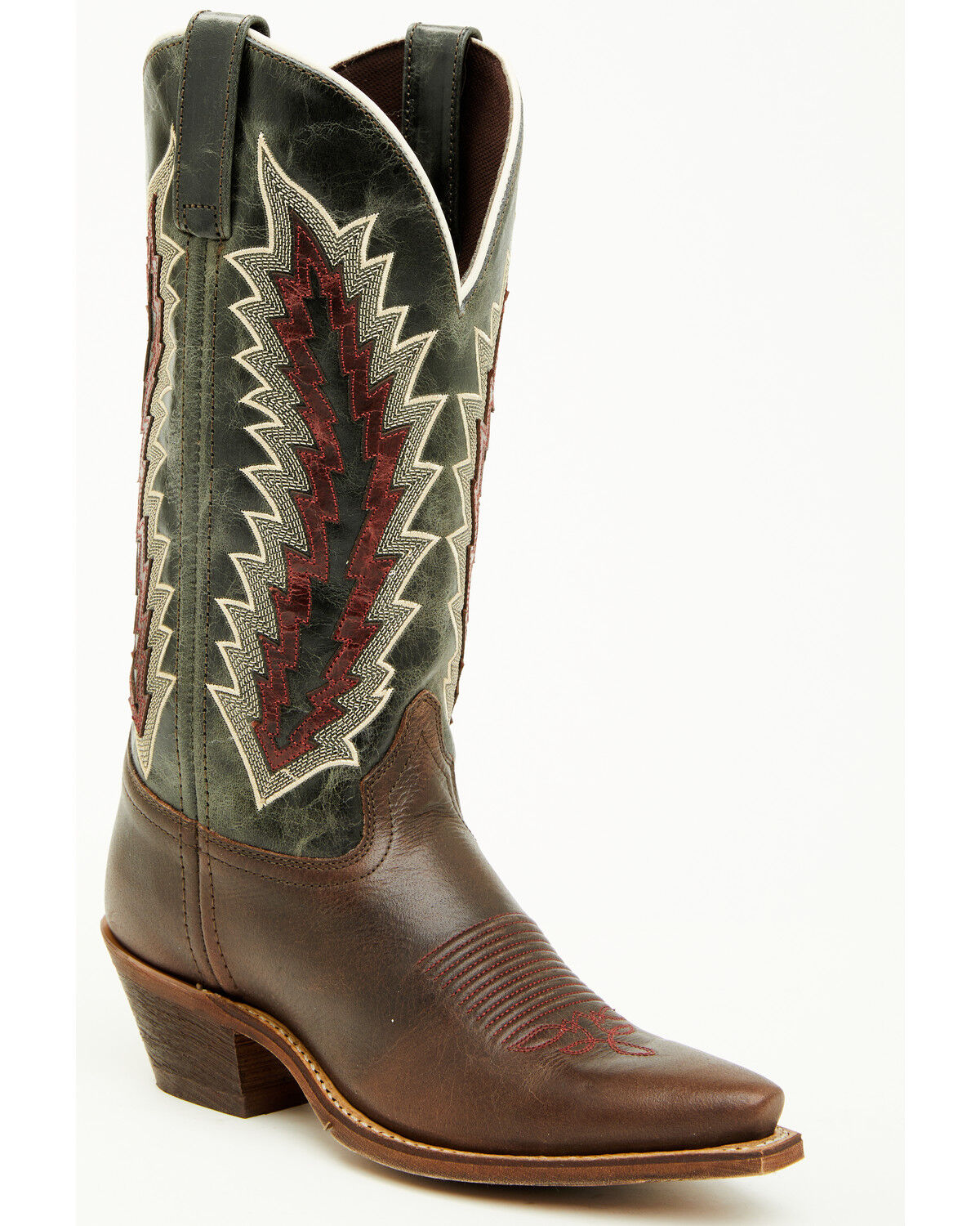 Laredo Women's Cadence Western Boots - Snip Toe, Dark Brown, hi-res