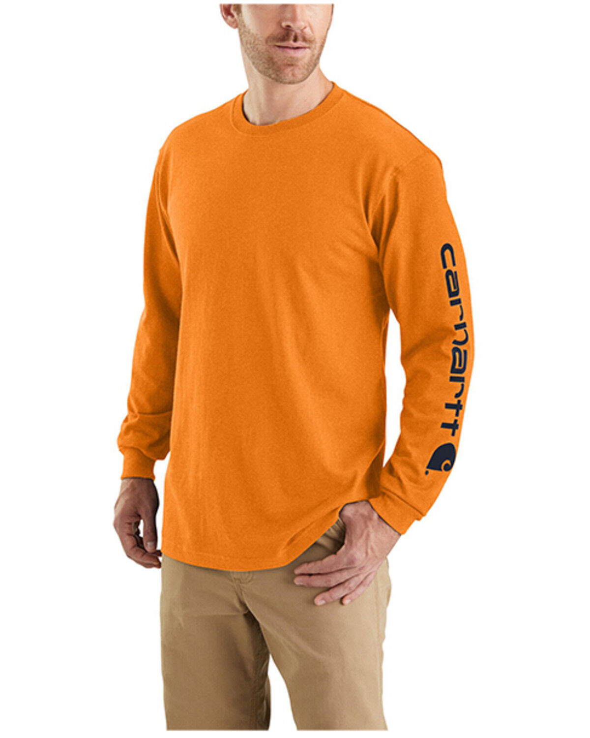 Image #2 - Carhartt Men's Loose Fit Heavyweight Long Sleeve Graphic Work T-Shirt, , hi-res