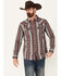 Image #2 - Moonshine Spirit&reg; Men's Ricochet Plaid Print Long Sleeve Snap Western Shirt, Purple, hi-res