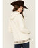 Image #4 - Hooey Women's Southwestern Print Trim Hoodie, Cream, hi-res