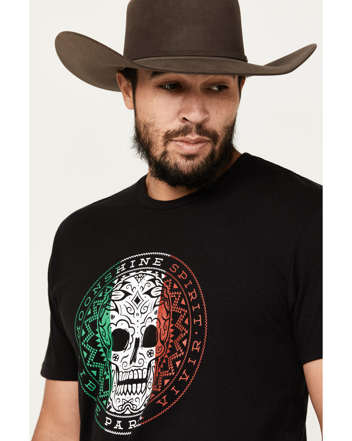 Image #2 - Moonshine Spirit&reg; Men's Libre Short Sleeve Graphic T-Shirt, Black, hi-res