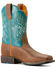 Image #1 - Ariat Girls' Outrider Western Boots - Broad Square Toe, Brown, hi-res