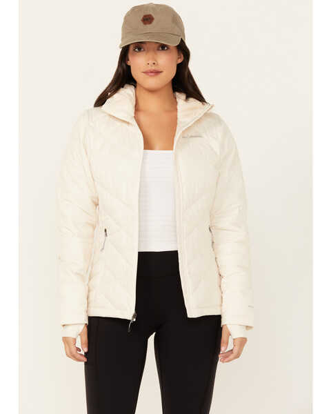 Columbia Women's Heavenly™ Hooded Jacket, Cream, hi-res