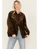 Image #1 - Shyanne Women's Corduroy Western Shacket , Forest Green, hi-res