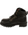 Image #3 - Milwaukee Leather Men's 6" Side Buckle Boots - Round Toe - Wide, Black, hi-res