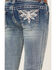 Image #2 - Shyanne Little Girls' Floral Dreamcatcher Bootcut Jeans , Blue, hi-res