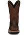 Image #5 - Justin Men's Carbide Western Work Boots - Composite Toe, Brown, hi-res