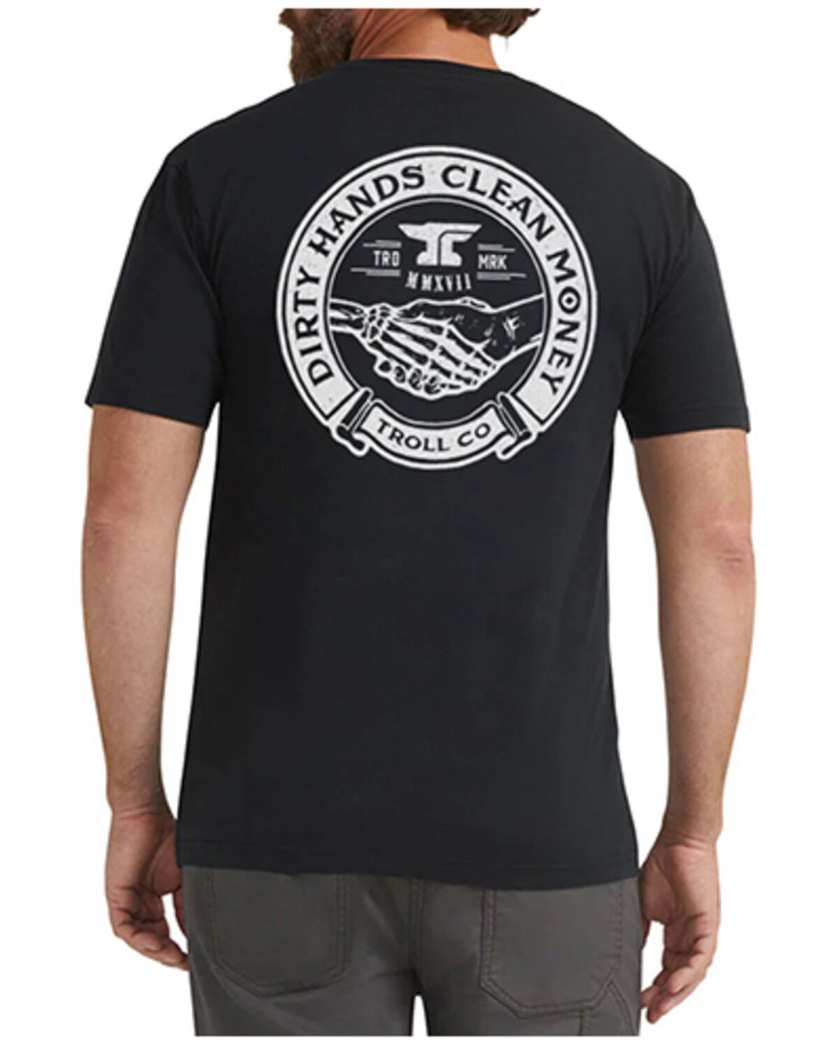 Image #1 - Troll Co Men's Haggler Short Sleeve Graphic T-Shirt, Black, hi-res