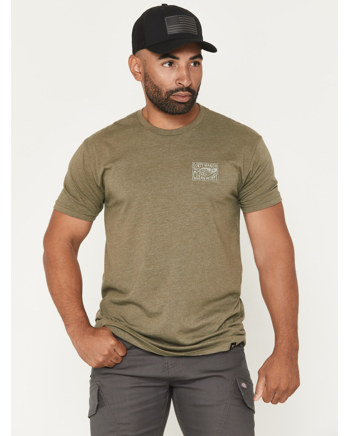 Image #2 - Troll Co Men's Haggler Box Short Sleeve Graphic T-Shirt, Green, hi-res