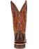 Image #4 - Durango Men's Chestnut Full-Quill Ostrich Western Boots - Square Toe, Chestnut, hi-res