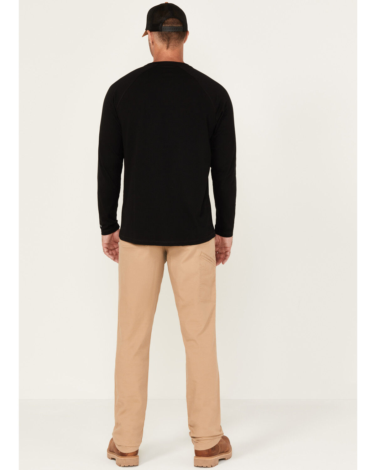 Image #3 - Carhartt Men's Rugged Flex&reg; Rigby Dungaree Stretch Work Pants, Tan, hi-res