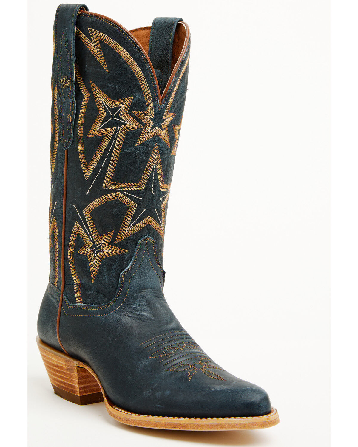 Dan Post Women's Ranch Queen Western Boots - Round Toe, Blue, hi-res