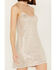 Image #3 - Sadie & Sage Women's Champion Disco Inferno Sequins Mini Dress, Cream, hi-res