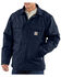 Image #2 - Carhartt Men's FR Duck Traditional Coat - Big & Tall, Navy, hi-res