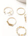Image #4 - Shyanne Women's Layered Ring Set - 8 Piece, Gold, hi-res