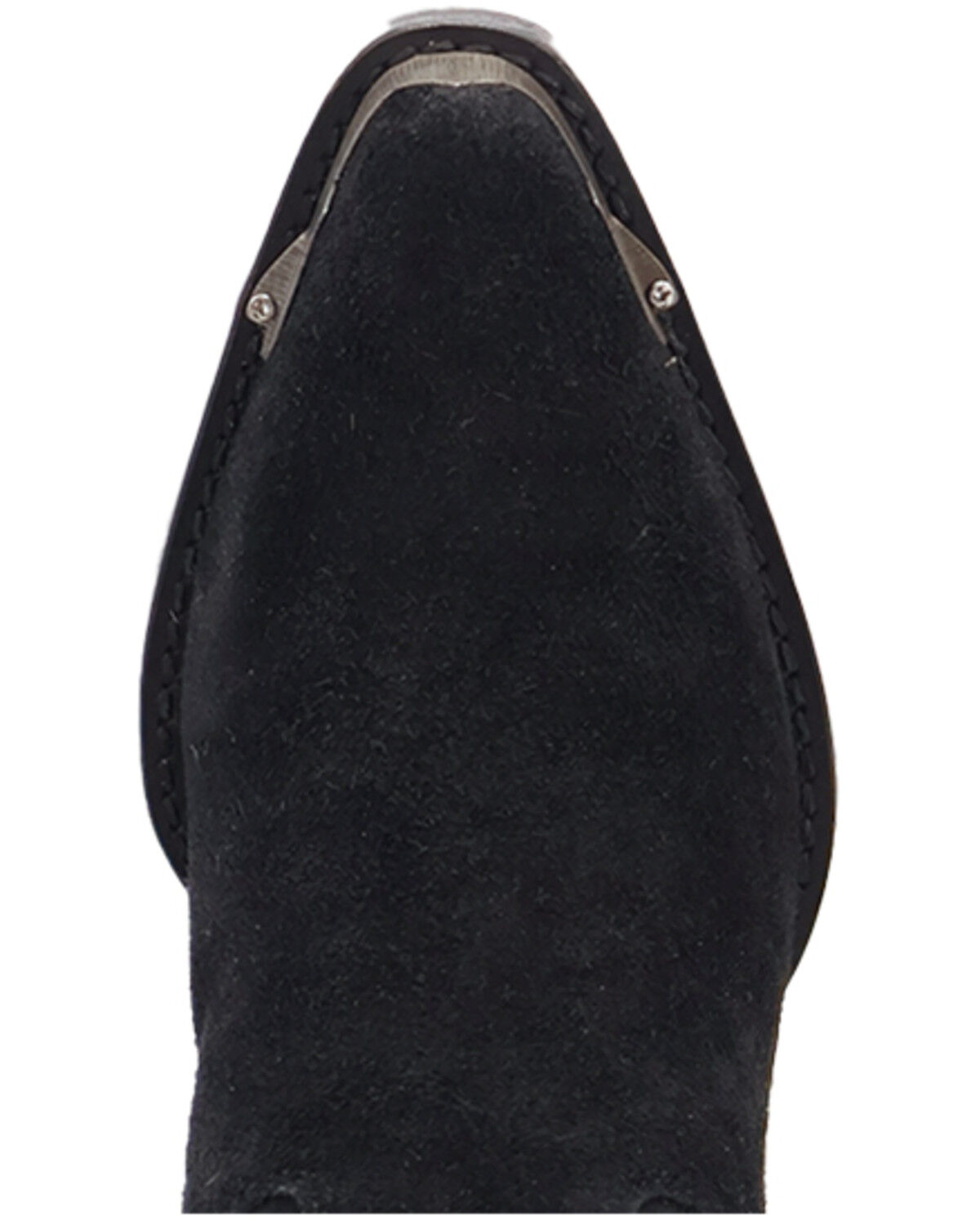 Image #6 - Dingo Women's Texas Charm Suede Booties - Snip Toe, Black, hi-res