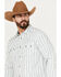 Image #2 - Moonshine Spirit&reg; Men's Elderflower Striped Long Sleeve Western Snap Shirt, White, hi-res