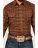 Image #3 - Wrangler 20X Men's Geo Print Long Sleeve Snap Stretch Western Shirt, Brown, hi-res