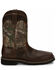 Image #2 - Justin Men's Trekker Waterproof Western Work Boots - Composite Toe, Camouflage, hi-res