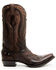 Image #2 - Corral Men's Embellished Overlay Western Boots - Snip Toe , Chocolate, hi-res