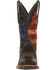 Image #5 - Durango Men's Rebel Pro Vintage Flag Western Performance Boots - Broad Square Toe, Brown, hi-res