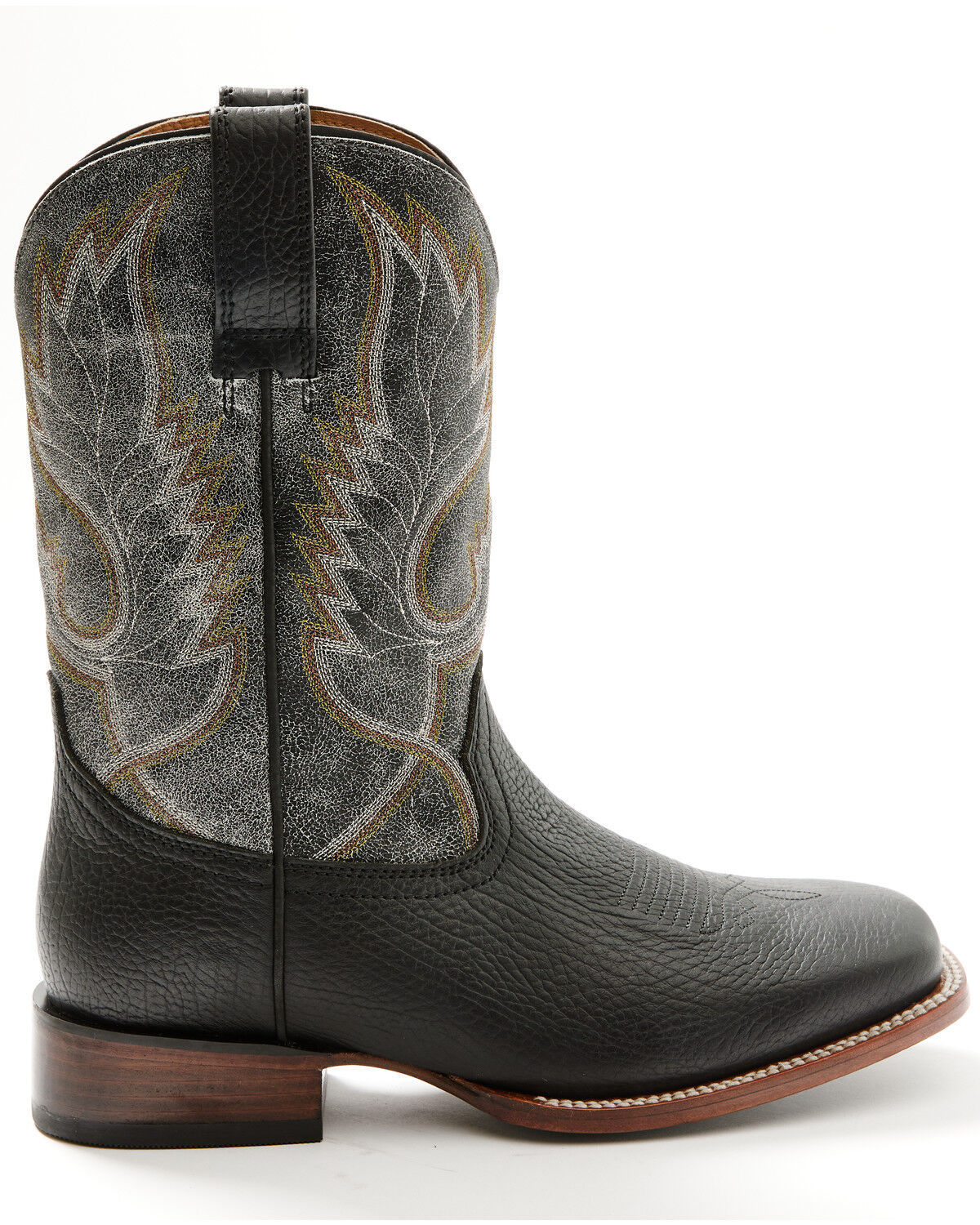 Image #2 - Cody James Cush Core&reg; Men's Tracker Western Boots - Broad Square Toe, Black, hi-res