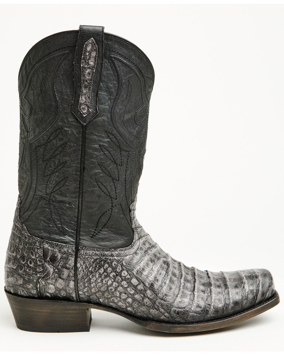Image #2 - Cody James Black 1978&reg; Men's The Porter Exotic Caiman Belly Western Boots - Square Toe, Black, hi-res