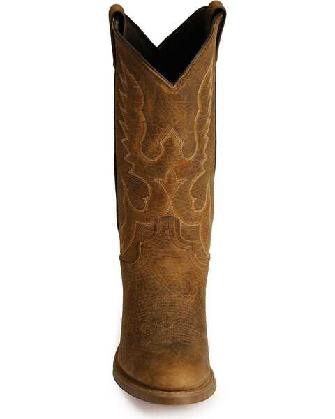 Image #4 - Abilene Men's 12" Bison Western Boots, Tan, hi-res