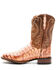 Image #3 - Dan Post Men's Tan Caiman Belly Western Boots - Broad Square Toe, Tan, hi-res