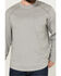 Image #3 - Hawx Men's FR Long Sleeve Pocket T-Shirt - Tall, Silver, hi-res