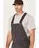 Image #2 - Lucky Brand Workwear Men's Broken Canvas Bib Overalls, Grey, hi-res