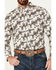 Image #3 - RANK 45&reg; Men's Geo Print Long Sleeve Button-Down Western Shirt, Black, hi-res