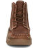 Image #4 - Justin Men's 5" Corbett Lace-Up Moc Waterproof Work Boots - Alloy Toe , Brown, hi-res