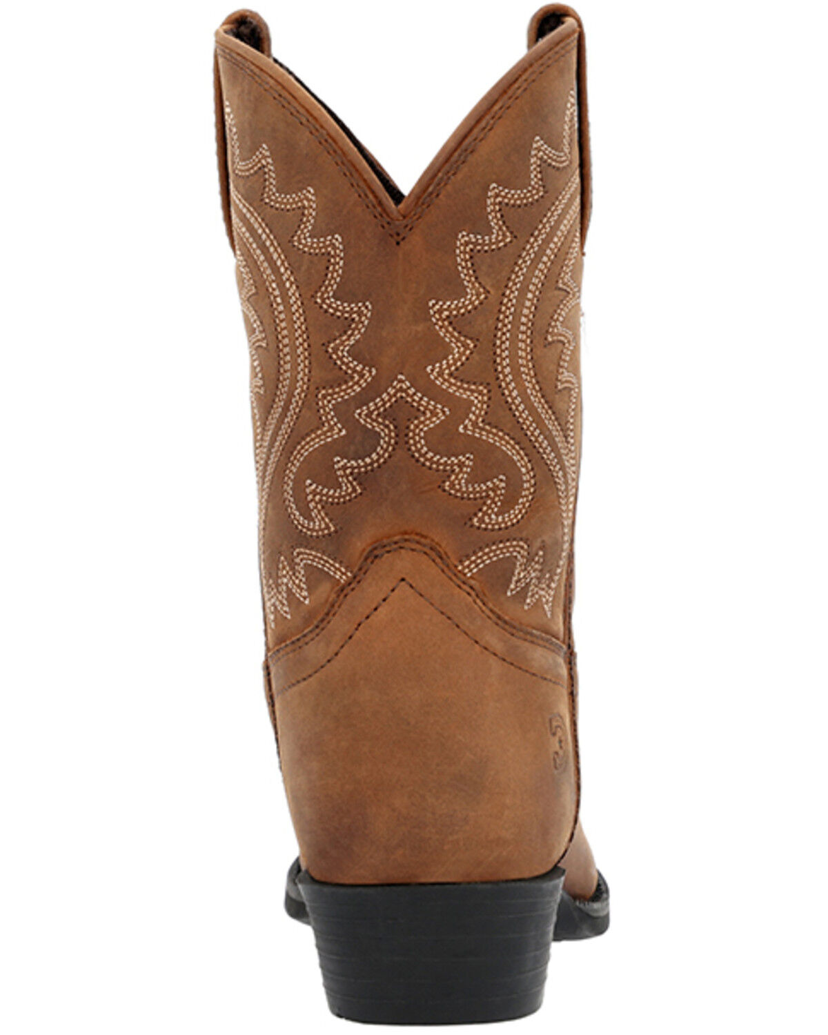 Image #5 - Durango Little Girls' Shyloh Western Boots - Round Toe, Brown, hi-res