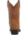 Image #5 - Durango Little Girls' Shyloh Western Boots - Round Toe, Brown, hi-res