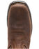 Image #6 - Cody James Men's Mustang Saddle Waterproof Western Work Boots - Soft Toe, Dark Brown, hi-res
