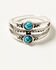 Image #3 - Shyanne Women's 5pc Statement Ring Set, Silver, hi-res