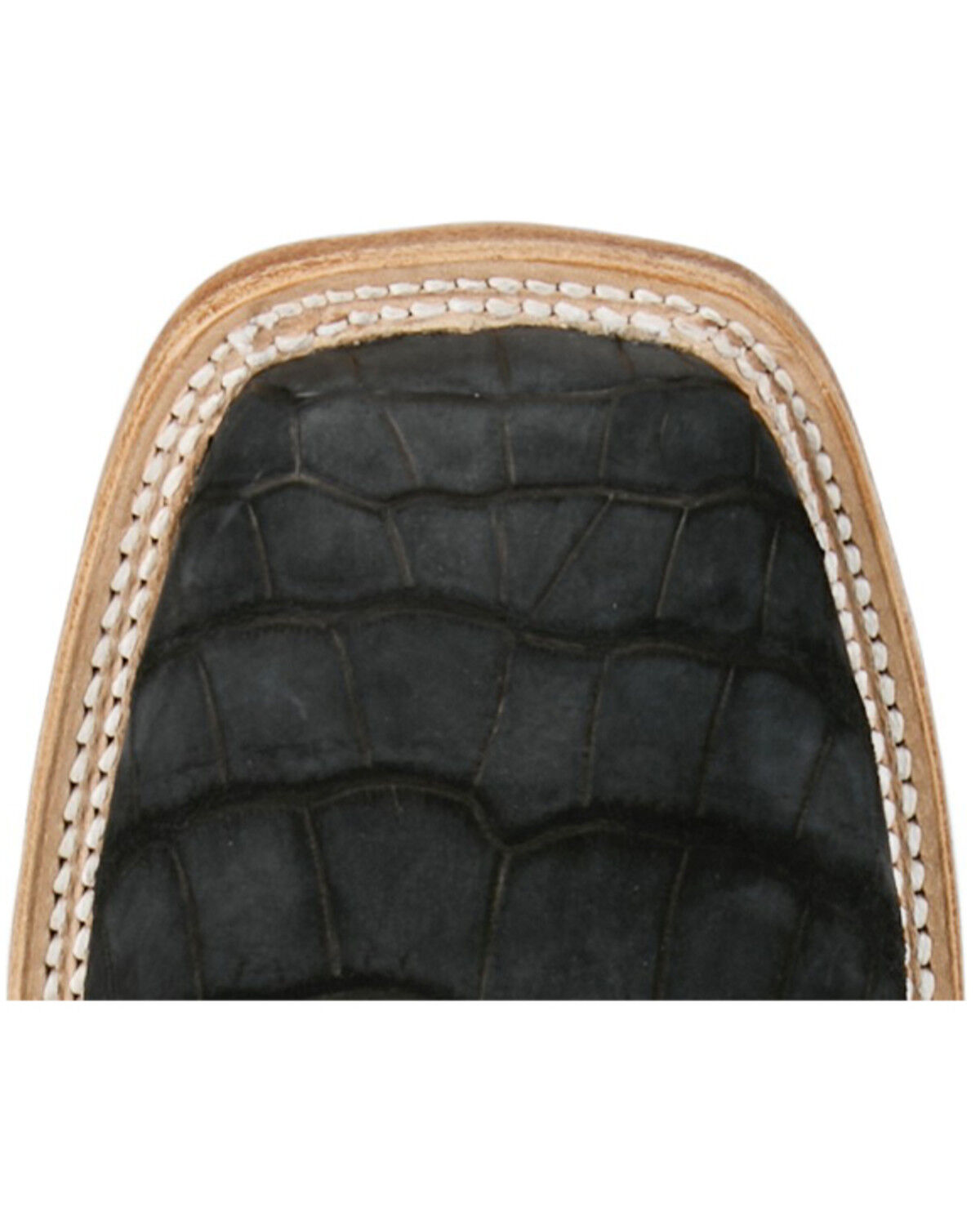 Image #6 - Tony Lama Men's Exotic Alligator Miguel Western Boots - Broad Square Toe, Black, hi-res